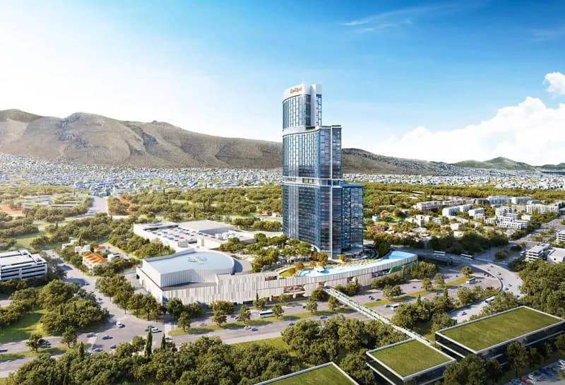 Grúas Liebherr participan en la construcción del Hard Rock Hotel & Casino de Atenas, valorado en US$2.100 millones