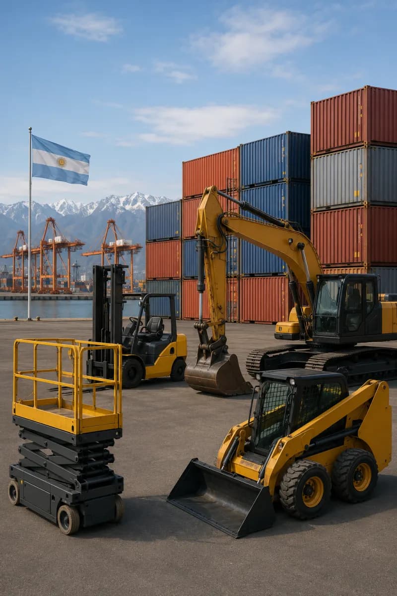 Argentina: Importación de equipos para la construcción
