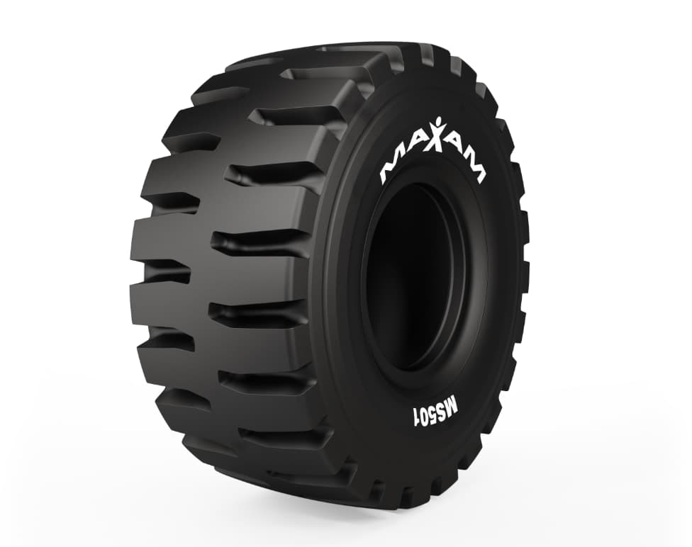 MAXAM Tire amplía su línea MS501 MineXtra con nuevo tamaño 50/65R51 para cargadores mineros de gran tonelaje