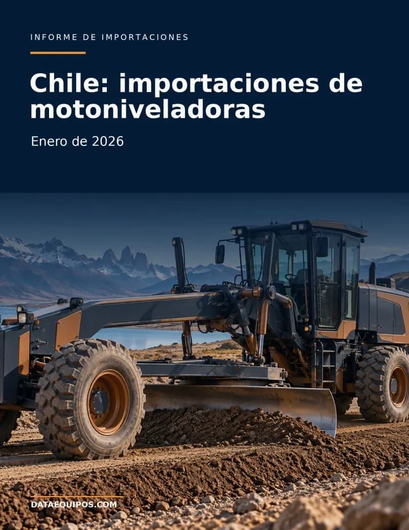 Chile: importaciones de motoniveladoras · Enero de 2026