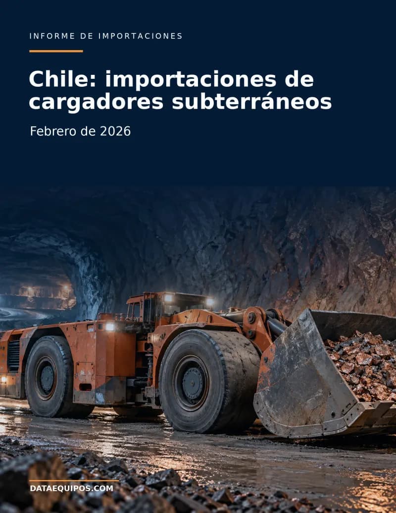 Chile: importaciones de cargadores subterráneos · Febrero de 2026