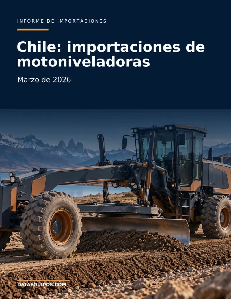 Chile: importaciones de motoniveladoras · Marzo de 2026
