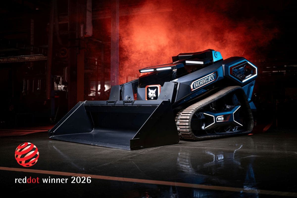 Bobcat gana su segundo premio Red Dot por el concepto RogueX3