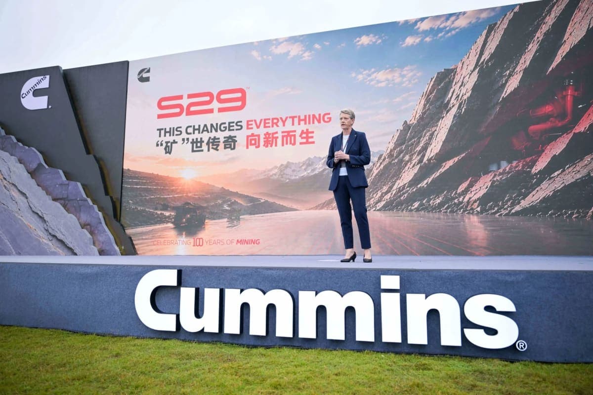 Cummins presenta en China su nuevo motor minero S29, diseñado desde cero